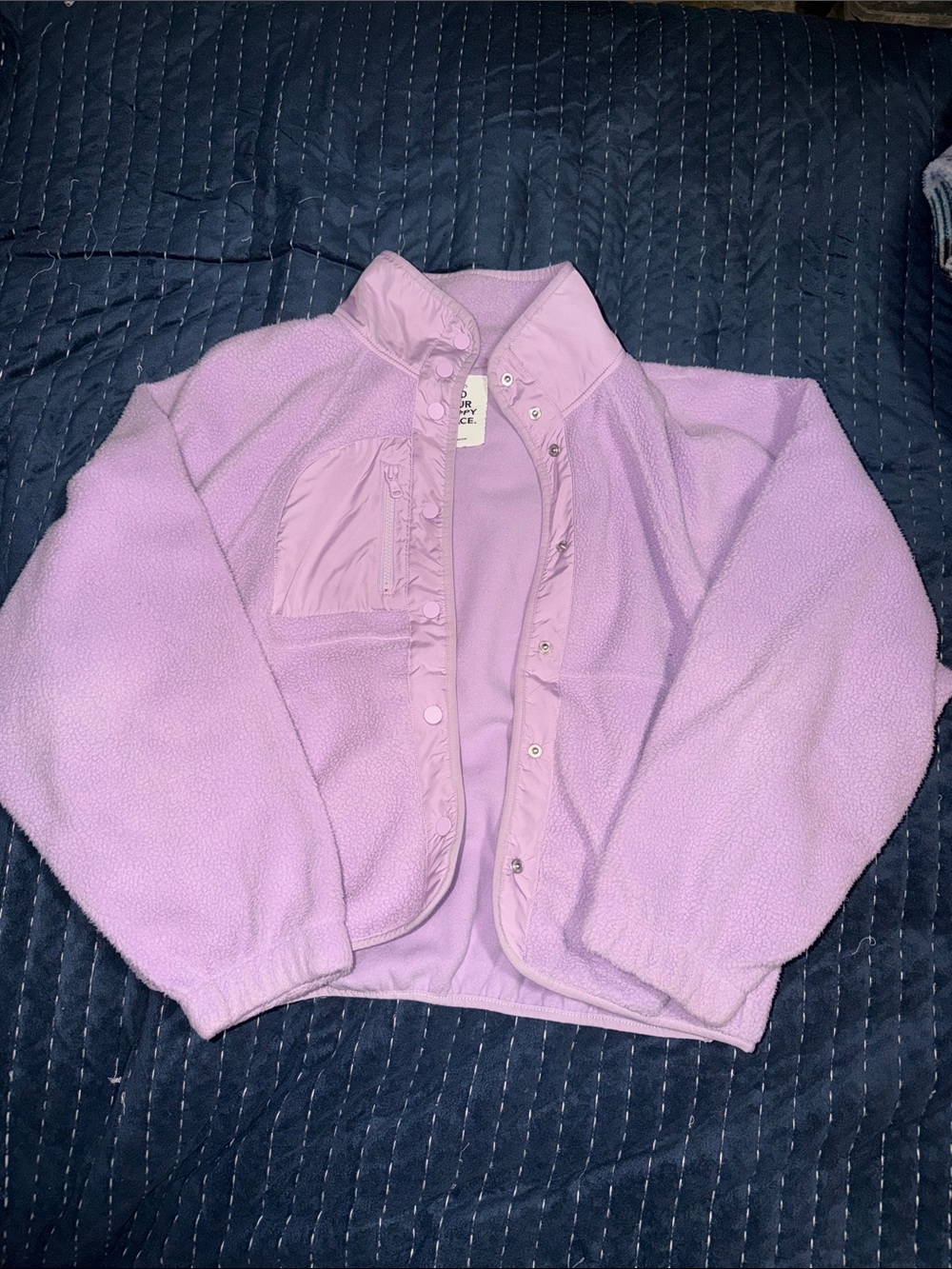Lavender Fleece Jacket -